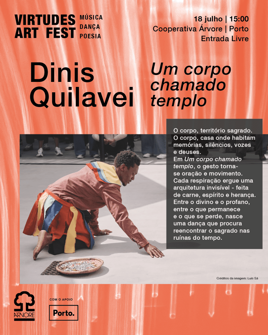 Um corpo chamado tempo integra a programação do Virtudes Art Fest