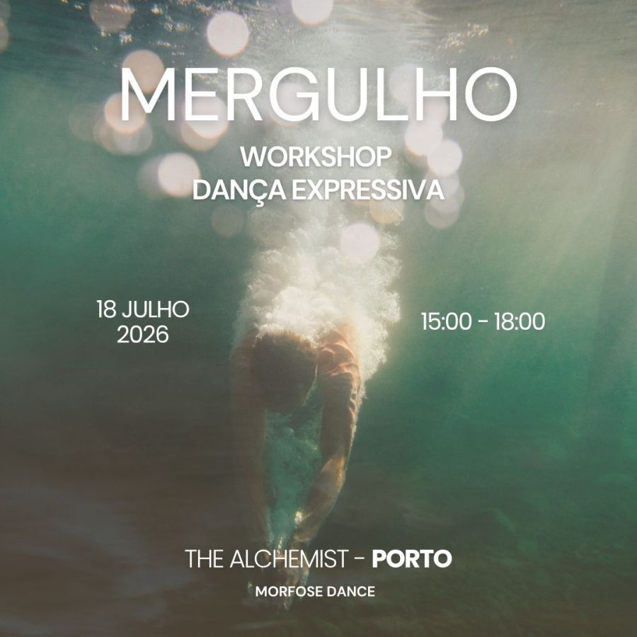 Workshop Mergulho propõe dança expressiva no The Alchemist Porto