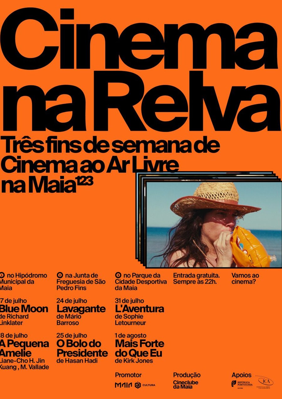 Cinema na Relva 2026 na Maia: filmes, datas e horários