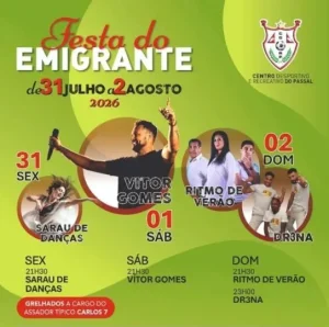 Festa do Emigrante 2026 anima o Passal