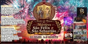 Festa dos Mártires São Félix e São Sebastião 2026
