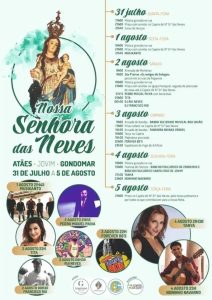Festa em Honra de Nossa Senhora das Neves 2026 -- Atães