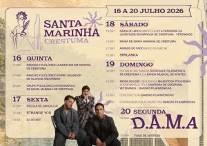 Festa de Santa Marinha 2026 - Crestuma