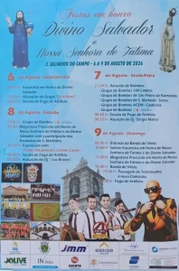 Festas do Divino Salvador e Nossa Senhora de Fátima 2026
