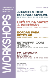 Workshops na Cooperativa de Lordelo do Ouro