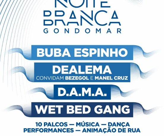 A 5 de setembro, Gondomar muda de ritmo… 10 PALCOS | MÚSICA | DANÇA | PERFORMANCES | ANIMAÇÃO DE RUA tomam conta de Gondomar! ð¤ @wetbedgang @dama_oficial @dealema96 convidam @bezegol e @manel_e_depois_cruz @buba_espinho E muitos outros nomes vão fazer parte da noite mais esperada do ano… ð¤© A única regra é usares branco, porque o ritmo escolhes tu. 05.SET.2026 [Em breve podes consultar todo o programa