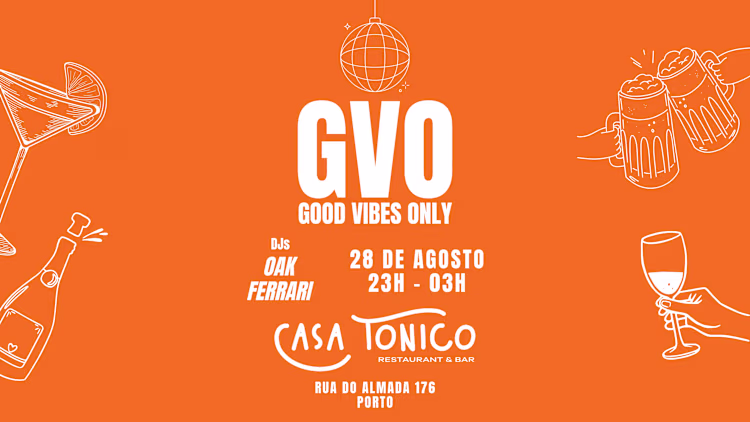 GVO estreia Round 1 com uma noite de disco e dance na Casa Tonico