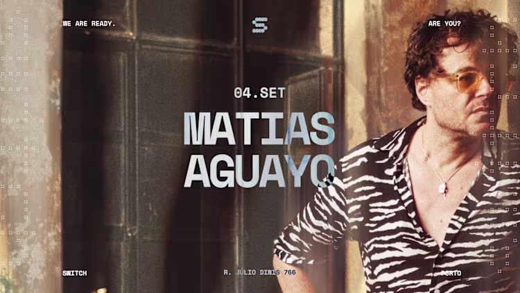 Matias Aguayo abre a nova temporada do Switch com house, techno e ritmos latinos