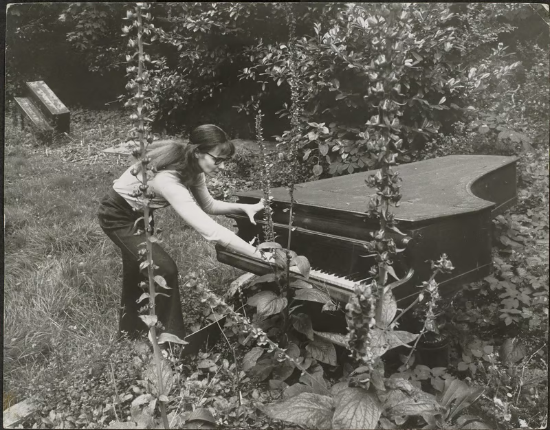 Piano Garden de Annea Lockwood no Parque de Serralves, no Porto