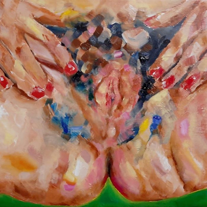 A Pequena Mãe Vagina (óleo e acrílica sobre tela, 30x40cm)