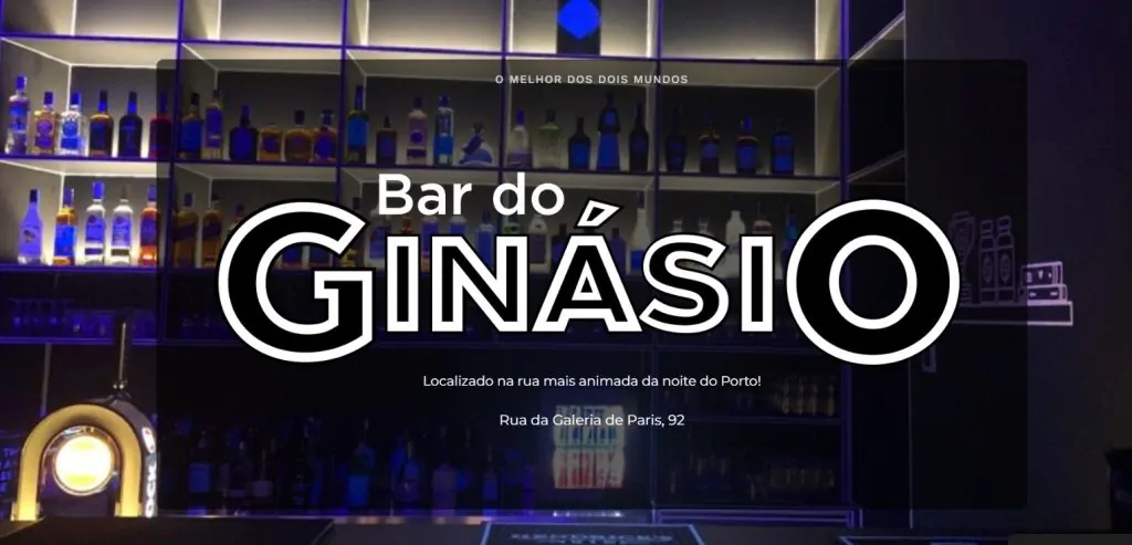 Bar do Ginásio na Rua da Galeria de Paris